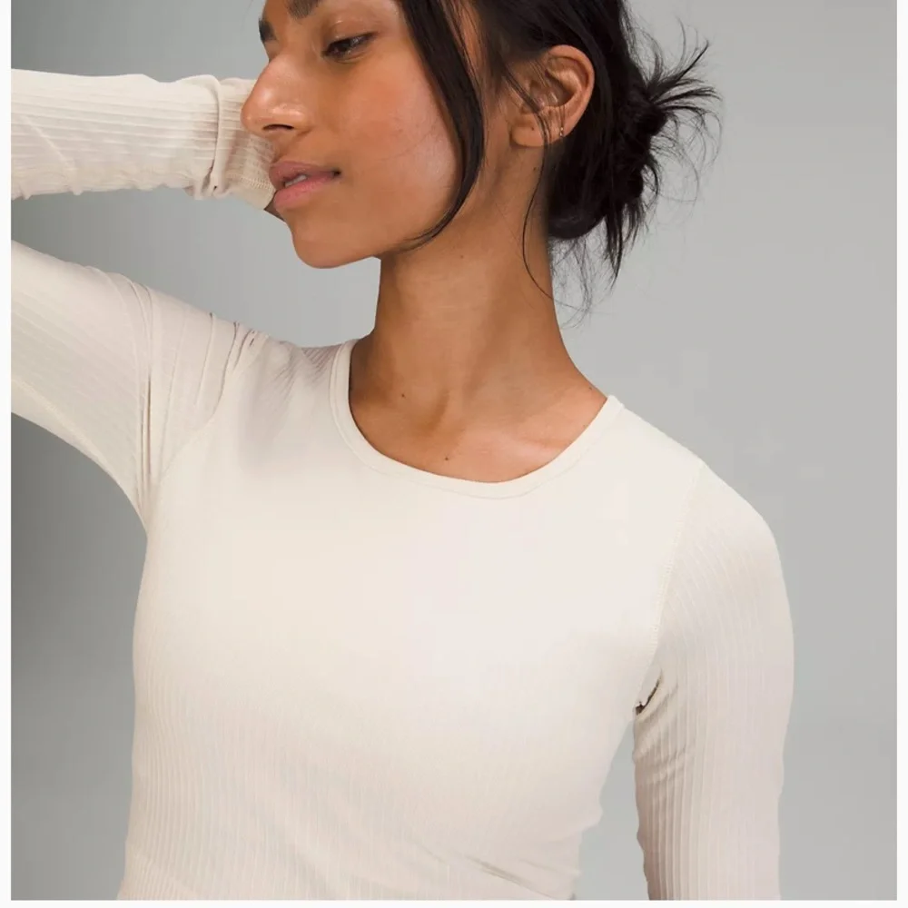 Lululemon Ebb To Street LS Shirt * White Opal - Picture 4 of 6